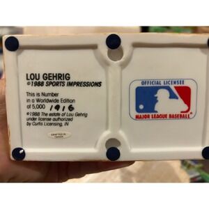 1988 Sports Impressions Lou Gehrig Figurine Limited Edition 1916/5000 Yankees